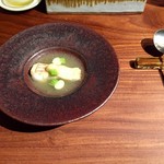 エニェ - 甘鯛と姫カブのスープ仕立て