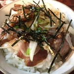 麺処 懐や - ネギチャーシュー丼(250円)