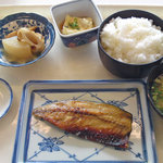 Rittoushi Yakusho Shokudou - 鯖の味噌焼き定食
