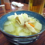 Horumon - 冬限定のもつ煮。あっさりとした味が特徴。あったまります。