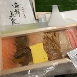 ますのすし本舗 源 - 七彩押し寿司・海鮮美食 1200円税込を