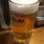 串かつ　でんがな - 浅草雷門セット 958円（生ビール）♪