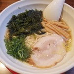 麺王道 勝 - のりラーメン７３０円　再訪１７年３月