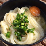 須崎食料品店 - うどん小 温（200円）+ 生玉子（30円） 2017.3