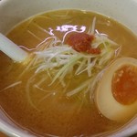 Uobei - 辛味噌ラーメン バターソース入り280円