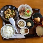 大豆工房 いきさ屋 - マーボ豆腐定食(750円)