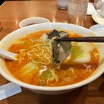 中国家常麺房 趙之家 福重分店 - カキ湯麺 赤(1,000円+税)