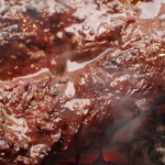 Charcoal grilled beef skirt marinated in secret sauce 100g