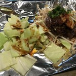 鉄板焼屋 田吾 - ハラミの鉄板焼