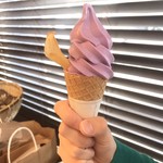 芋屋金次郎 - 紫芋ソフト（250円）_2017年3月