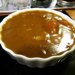 サーロイン牛かつ 池田 - ちょこっと牛筋カレー