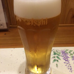 うお清 - 生ビール
            