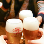 Nikushouhorikoshi - ビールで乾杯