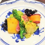 傳 - 春野菜とA５ランクのミスジ）