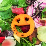傳 - サラダに可愛いお顔