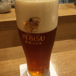 生ビール琥珀エビス