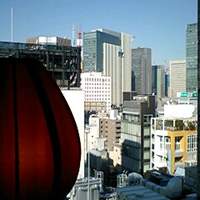 御膳房 銀座店 - 席から見える東京砂漠
