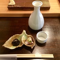 伊勢鮨 - 熱燗２合850円
