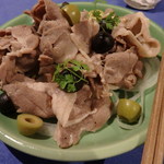 前菜の豚肉