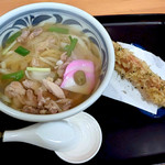 ふる里うどん  - かしわうどんとちくわ天