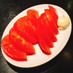 味乃家亭 - 冷やしトマト ¥360