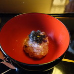 つる幸 - キャビア乗せおこわ