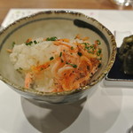 日本料理 潤花 - 桜海老ご飯　取り分けて
