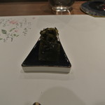 日本料理 潤花 - 富士山型のお皿