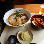 やまびこ食堂 - ラーメンセット