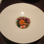 蓮菜 - 春野菜と魚介の木の芽味噌和え