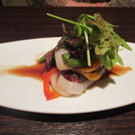 蓮菜 - 新玉ねぎと和牛ステーキ