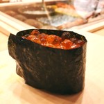 鮨ひがし山 - ▲九貫目:イクラ軍艦