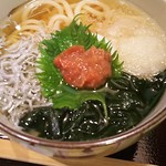 銀座 木屋 - しらす梅おろしうどん