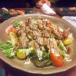 設楽 - 2017.03驚きのボリューム唐揚げサラダ