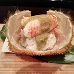 壽山 - 毛蟹の飯蒸