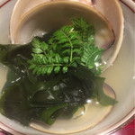 銀座 しのはら - [お鍋]
      蛤、若布