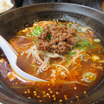 大名ちんちん - サンラー麺(酸辣湯麵)650円。