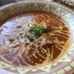 ダルサン - かぼちゃチキンカレーのアップ。