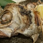 魚楽唐唐 - のど黒カマの塩焼き