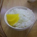 麺屋　高井田 - ご飯（無料）