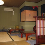 手打そば 中原 かしわ - 店内にはそば打ちコーナーもあり