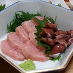 山あじさい - 本鮪のかまとろ刺し