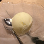 てんぷら 深町 - シャーベット