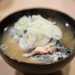 うを徳 - 2017.3 桜鱒カマの味噌汁