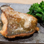 うを徳 - 2017.3 下北桜鱒ムニエル 京都菜花酢味噌和え