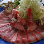 磯料理 一吉 - 金目のしゃぶしゃぶ二人前7500円