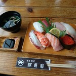 Teru Sushi - 上にぎり（1300円）2017年3月