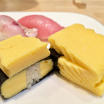すし処 握り一心 - 2度楽しめる玉子200円