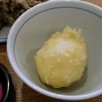 うどん 有田 - うどん 有田　半玉天120円