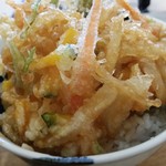 うどん 有田 - うどん 有田　ミニかき揚げ丼